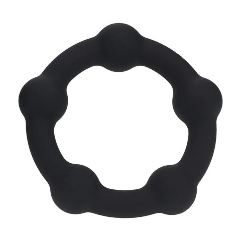 Pierścień erekcyjny silikonowy koralikowy Levelz S 3cm czarny