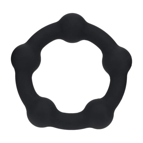 Pierścień erekcyjny silikonowy koralikowy Levelz czarny M 3,5cm