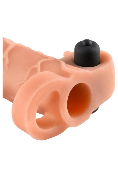 Wibracyjna przedłużka Real Feel 5 cm Pipedream jasna