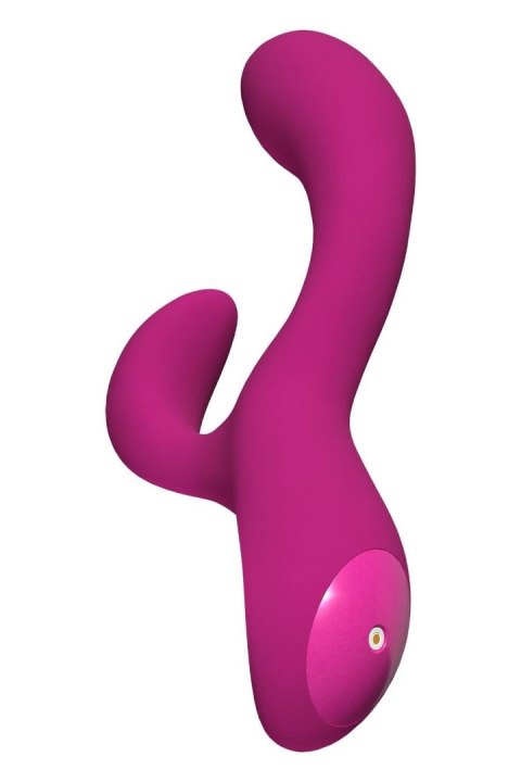 Wibrator króliczek Blush Quinn bordowy silikonowy USB 23 cm