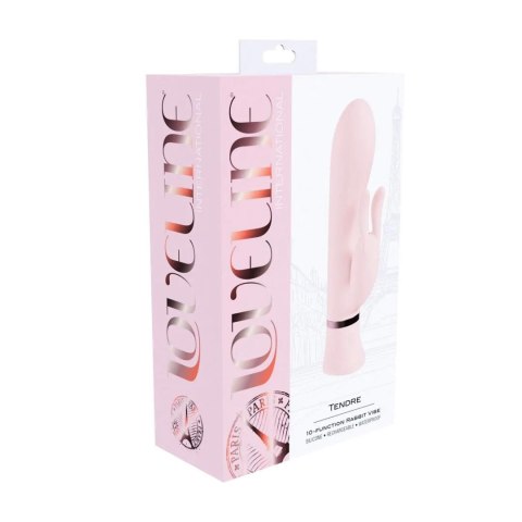 Wibrator króliczek Loveline Tendre silikonowy różowy 15,9 cm