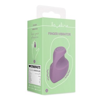 Wibrator na palec Loveline silikonowy fioletowy 3,5 cm