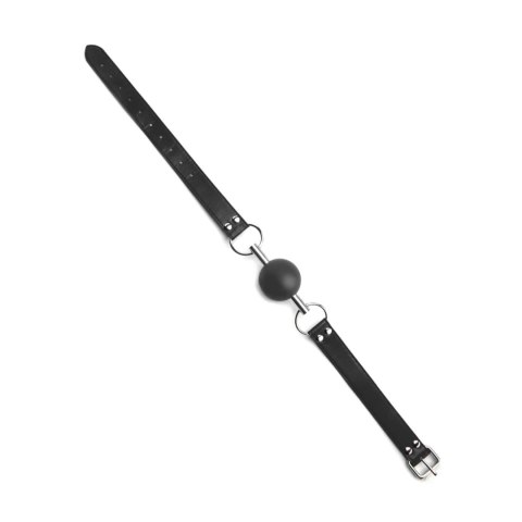 Knebel z kulką Ouch! skórzany 13 cm