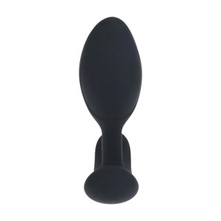 Korek analny wibrujący Levelz silikonowy z pilotem 10,6 cm czarny