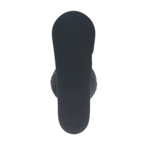 Korek analny wibrujący Levelz silikonowy z pilotem 10,6 cm czarny