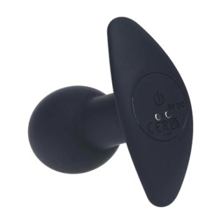 Korek analny wibrujący silikonowy Single Bulb Levelz czarny 9cm