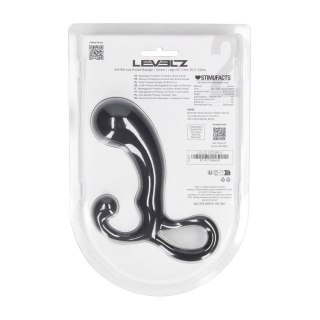 Masażer prostaty silikonowy Levelz L czarny 15 cm