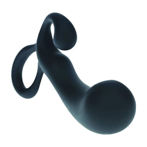 Masażer prostaty silikonowy Levelz L czarny 15 cm