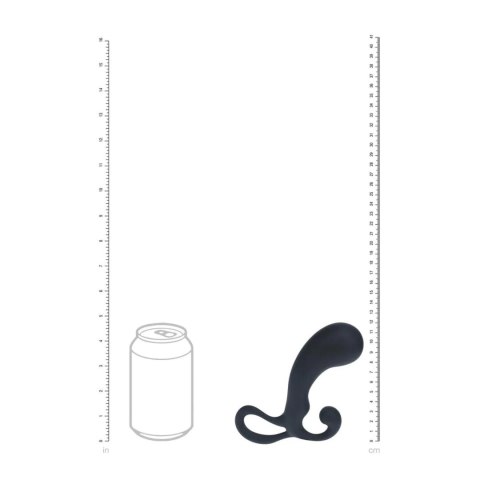 Masażer prostaty silikonowy Levelz L czarny 15 cm