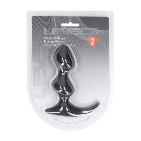 Masażer prostaty silikonowy Levelz Level 2 czarny 12 cm