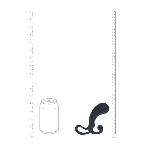 Masażer prostaty silikonowy Levelz M czarny 13 cm