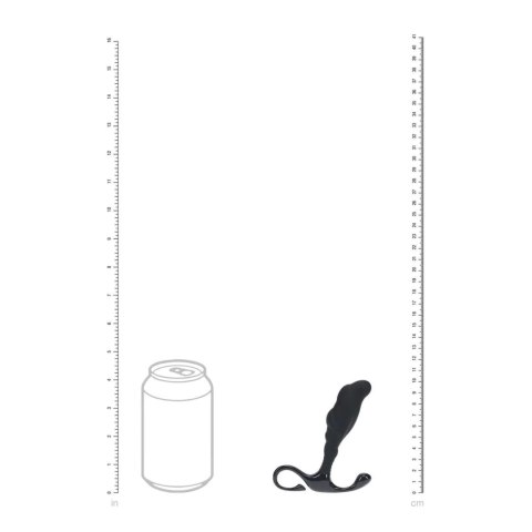 Masażer prostaty silikonowy Levelz S czarny 10 cm