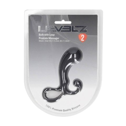 Masażer prostaty silikonowy Levelz S czarny 11 cm