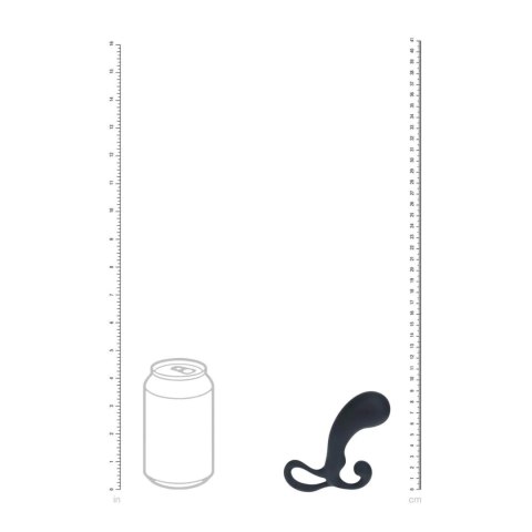 Masażer prostaty silikonowy Levelz S czarny 11 cm
