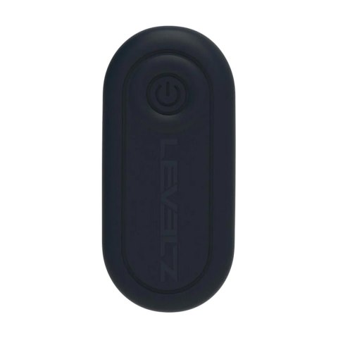 Masażer prostaty z rotującą głowicą Levelz silikonowy czarny 16,8 cm