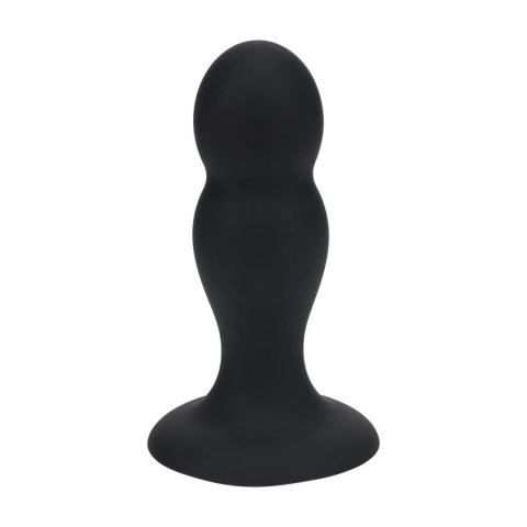 Podwójny korek analny z grzechotką silikonowy Levelz czarny M 11 cm