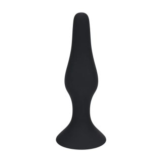 Smukły silikonowy korek analny Levelz L czarny 12,5 cm