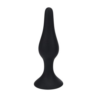 Smukły silikonowy korek analny Levelz XL czarny 15,5 cm
