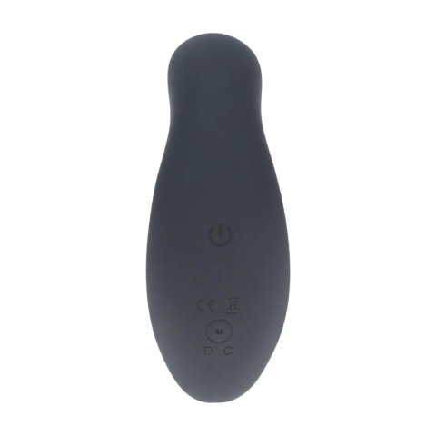 Stymulator prostaty Levelz silikonowy z pilotem czarny USB