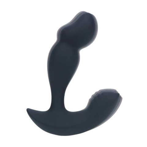Stymulator prostaty Levelz silikonowy z pilotem czarny USB