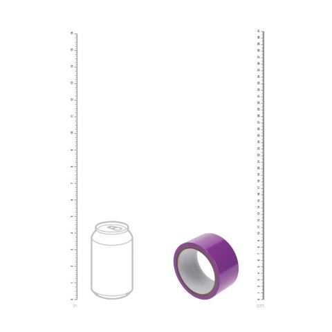 Taśma PVC nieklejąca Ouch fioletowa 20m