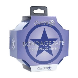 Taśma PVC nieklejąca Ouch granatowa 20m