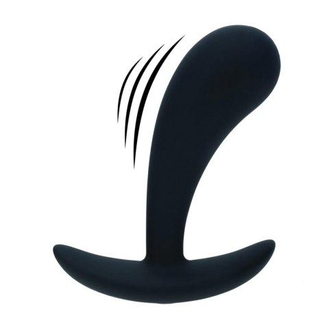 Wibrujący masażer prostaty Levelz silikonowy czarny S