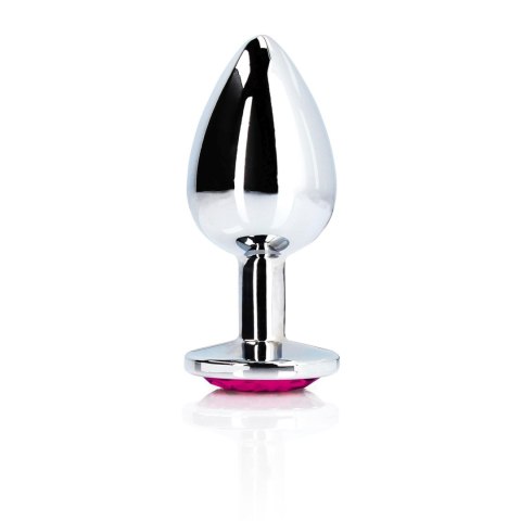 Aluminiowy korek analny Heart Gem Ouch średni 7 cm