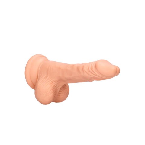 Dildo realistyczne z jądrami RealRock TPE 19 cm