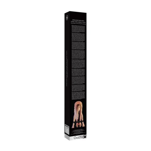 Drążek rozporowy z kajdankami Ouch! czarny 70 cm