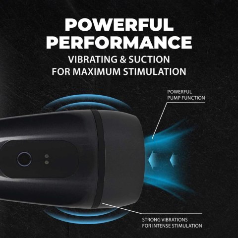 Pompka masturbacyjna Pulsar z ssaniem i wibracją Pumped 14,5 cm
