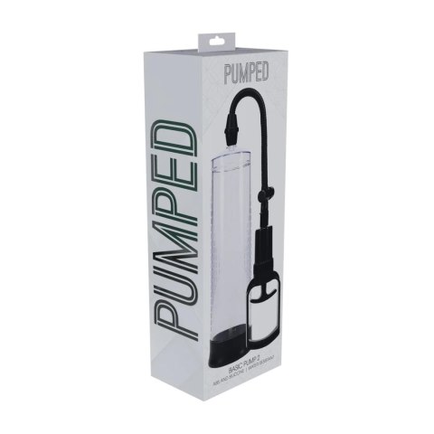 Pompka penisa Pumped Basic 2 wodoodporna transparentna