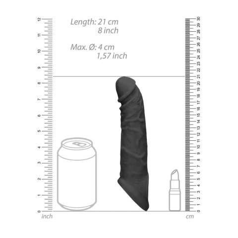 Realistyczna przedłużka na penisa RealRock 22 cm
