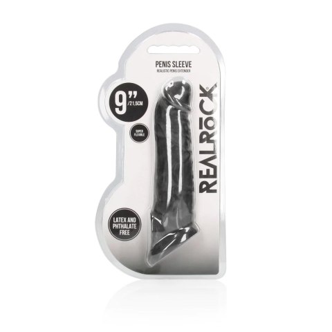 Realistyczna przedłużka na penisa RealRock TPE 20 cm