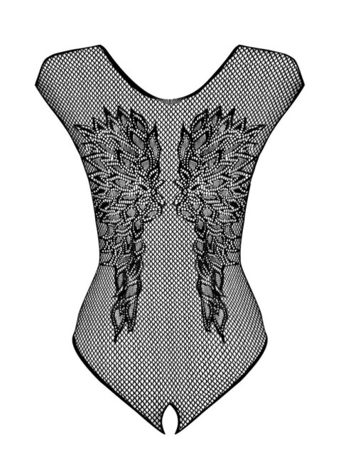 Body siatkowe erotyczne Obsessive czarne XL/XXL