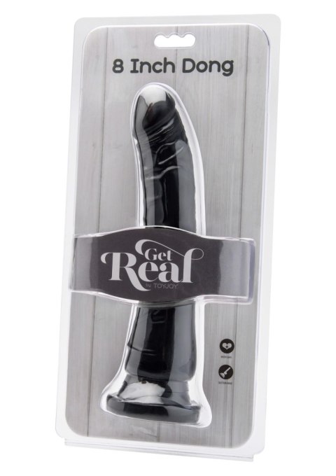 Dildo realistyczne ToyJoy Get Real czarne 20 cm