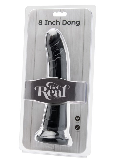 Dildo realistyczne ToyJoy Get Real czarne 20 cm