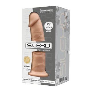 Dildo realistyczne silikonowe Silexd 23 cm z przyssawką