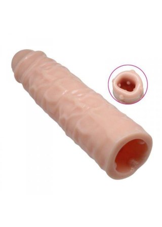 Przedłużka na penisa Toyz4lovers TPE 22.5 cm cielista