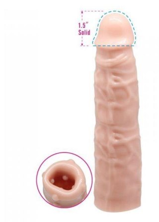 Przedłużka na penisa Toyz4lovers TPE 22.5 cm cielista