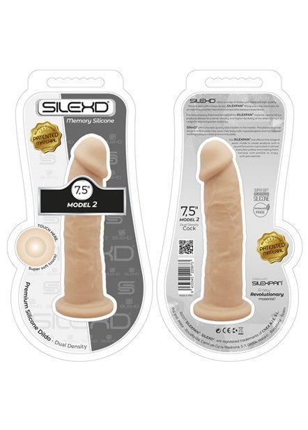 Realistyczne dildo Silexd z przyssawką 19 cm