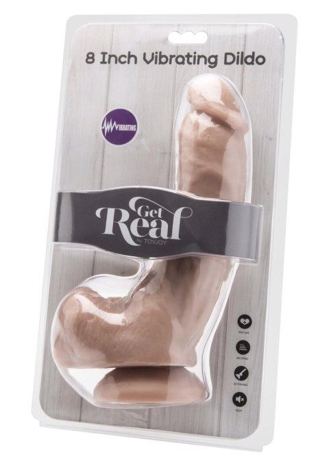 Wibrator Get Real ToyJoy realistyczny cielisty 20 cm