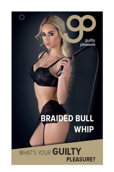 Bicz pleciony Guilty Pleasure BDSM PU