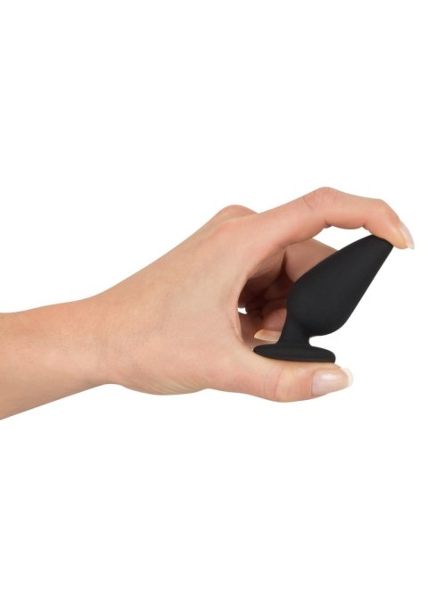 Korek analny Black Velvets Heavy Plug S czarny 7,8 cm
