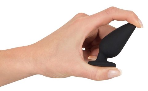 Korek analny Black Velvets Heavy Plug S czarny 7,8 cm
