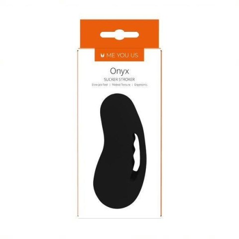 Masturbator Onyx Sucker Me You Us czarny TPE 13.5 cm wodoodporny