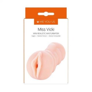 Masturbator realistyczny Me You Us Miss Vicki mini 12,5 cm wodoodporny