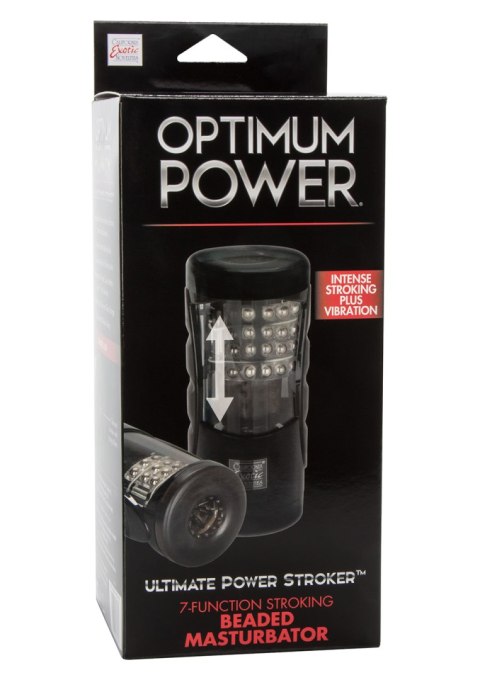 Masturbator wibrujący Calexotics Ultimate Power Stroker czarny 12,75 cm