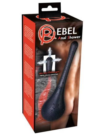 Prysznic analny Rebel czarny 200 ml