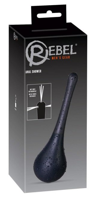 Prysznic analny Rebel czarny 200 ml
